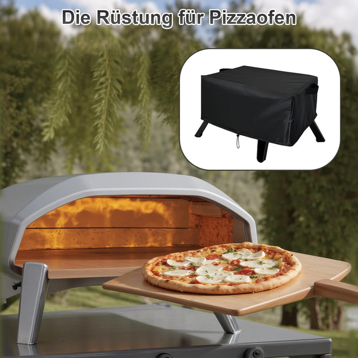 Pizzaofen Abdeckung für Cozze 90347 17" Pizza Ofen, Grillabdeckung Wetterfest Staubfest, 420D Oxford