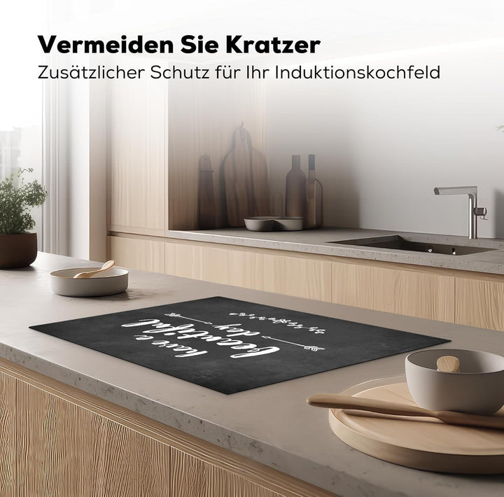 KitchenYeah© Herdabdeckplatte Einteilig Küche Herdabdeckung Induktionsfeld Ceranfeld Herdabdeckplatt