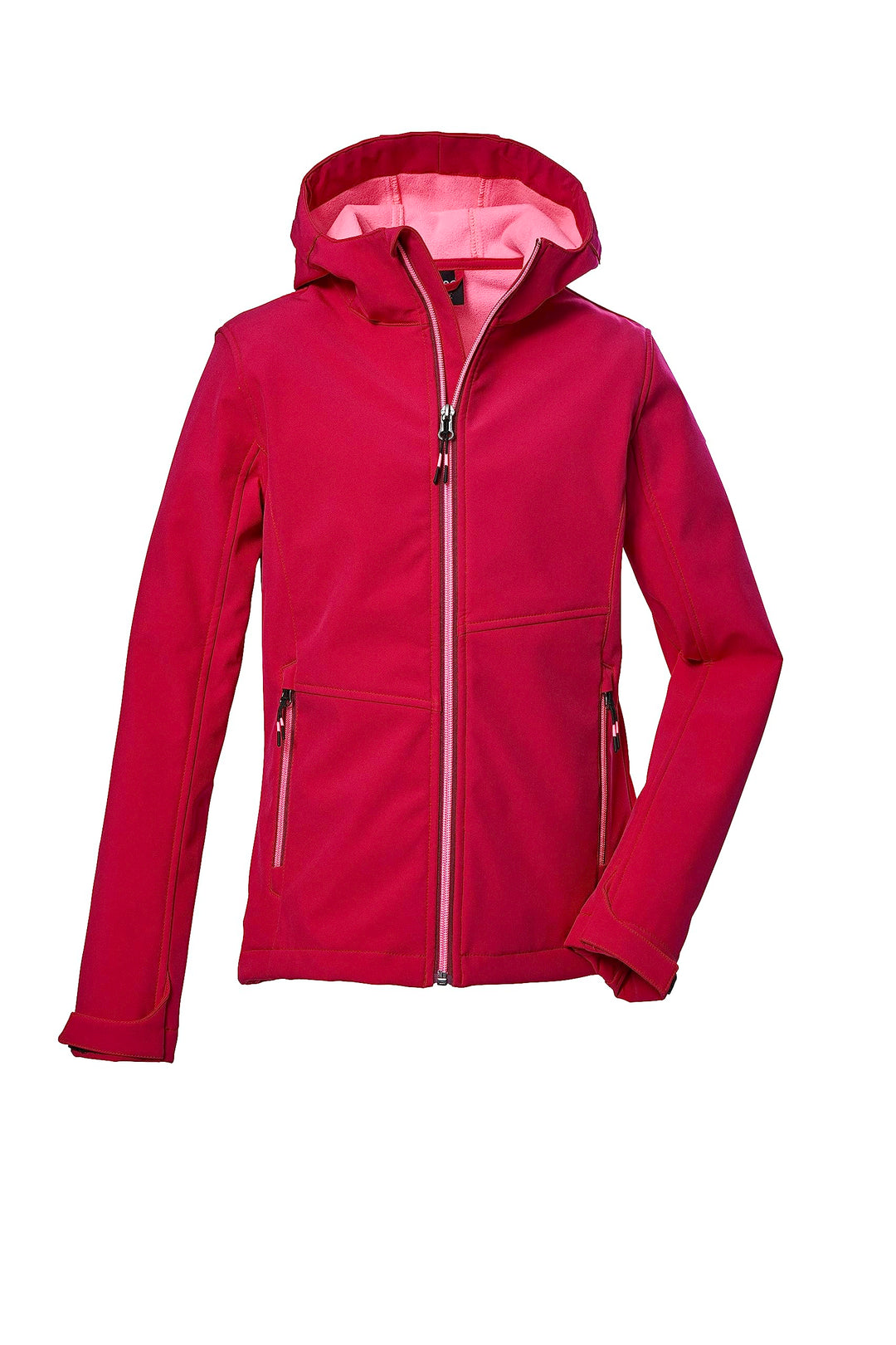 Killtec Mädchen Kow 168 Grls Sftshll Jckt Softshelljacke mit Kapuze/Outdoorjacke ist wasserabweisend
