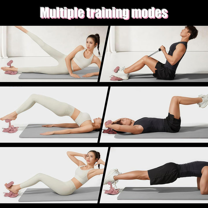 Tragbare Sit Up Bar, Selbstsaugung Sit Up Hilfe, Situp Trainingsgerät mit Drie Saugnäpf, Sit-Ups Ass