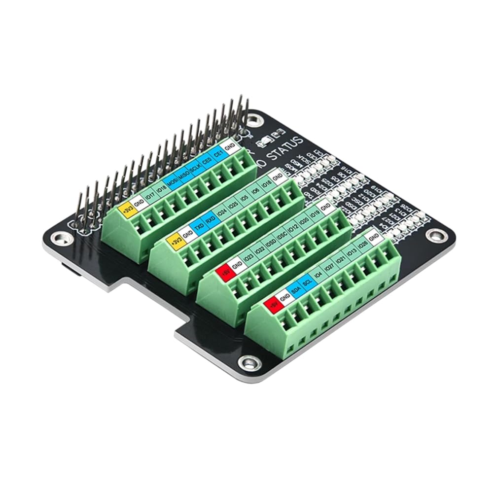GPIO Shield, GPIO Erweiterungsplatine für RPI 3B/3B+/4B/Zero-Terminal-Schnittstellenmodul