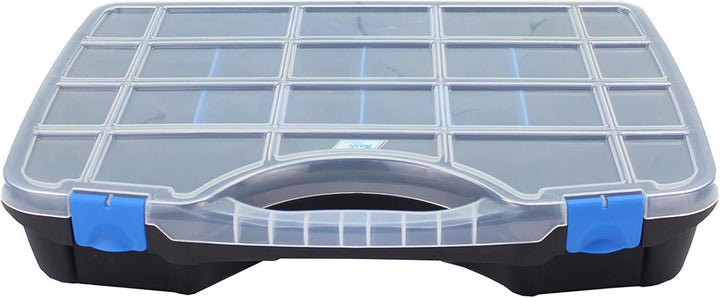 Tayg Sortimentskasten Basic Box 03/460 x 350 x 81 mm/bis zu 26 Fächer/schwarz-blau, schwarz, 024559