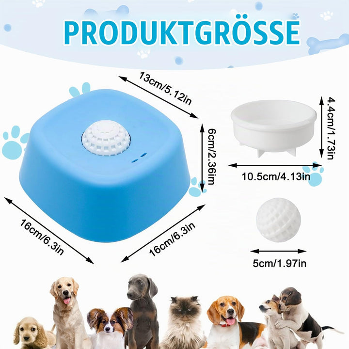 Schleckball Hund, Lick Bowl Für Hunde, Hundelickspielzeug, PP Nassfutter Lick Pad mit Saugnapfbecher