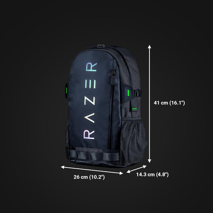 Razer Rogue V3 Backpack (13,3") Chromatic Edition - Kompakter Reise Rucksack (Fach für Laptop bis 13