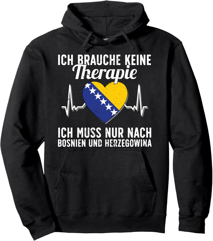 Bosnische Flagge I Bosnien und Herzegowina Pullover Hoodie