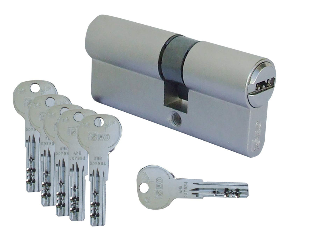 Iseo 82R6030409C Zylinder Cil.R6Plus 70 mm (30-40), Silber