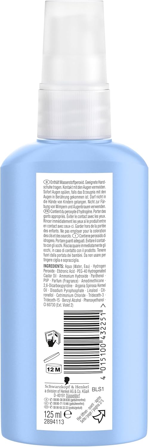 Schwarzkopf Blonde Aufheller S1 Stufe 3 (2x 125 ml), Aufhellspray zum Haare aufhellen um bis zu 2 St