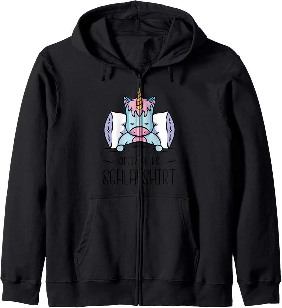 Offizielles Schlafshirt Pyjama Schlafanzug Langschläfer Kapuzenjacke