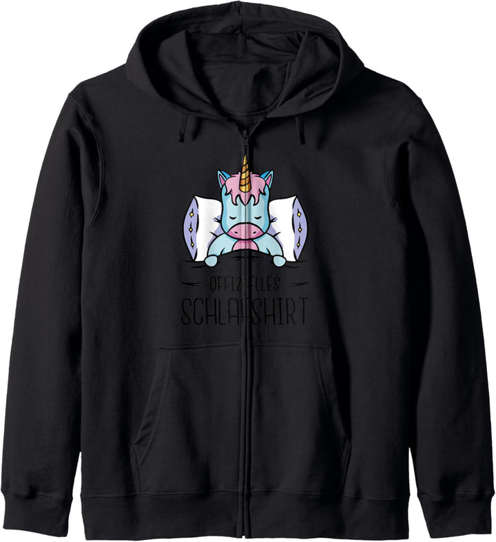 Offizielles Schlafshirt Pyjama Schlafanzug Langschläfer Kapuzenjacke