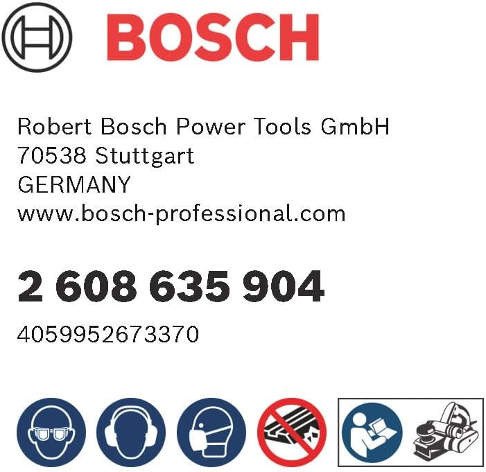 Bosch 10x PRO Hobelmesser (für Kunststoffbeschichtete Platten, Hartholz, 82 x 5,5 x 1,1 mm, Professi