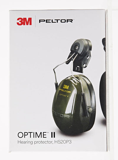 3M H520P3EV Peltor Optime II Kapselgehörschutz Helmet Mounted Single Hi-viz, Helmet Mounted Single H