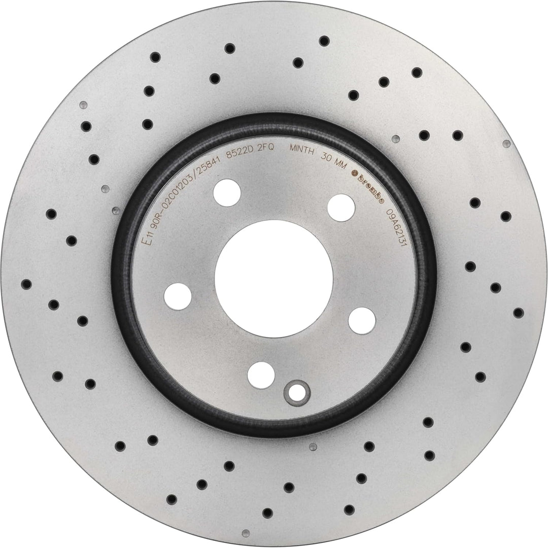 Brembo 09.A621.31 Vordere Bremsscheibe mit UV Lackierung