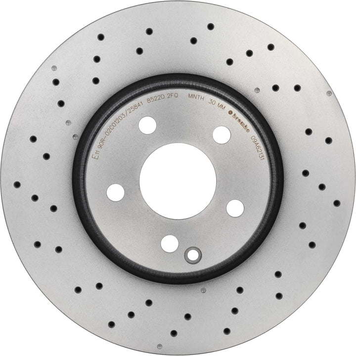 Brembo 09.A621.31 Vordere Bremsscheibe mit UV Lackierung