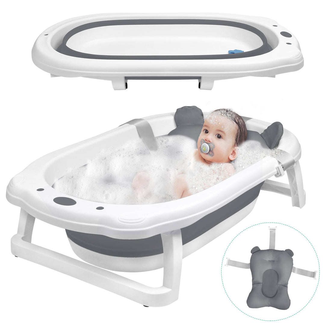 Faltbare Baby Badewanne Babybadewanne Faltbadewanne Ergonomische Bathtub Kinderwanne 82 x 50 x 20 cm