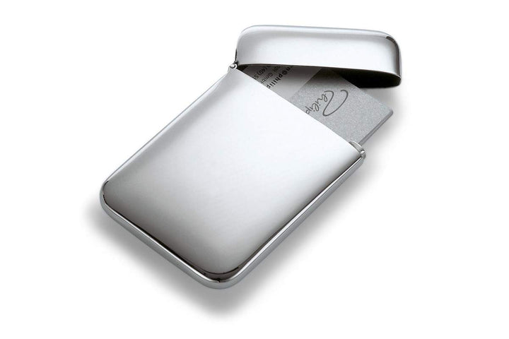 Philippi - Cushion Visitenkartenetui 10 x 6,5 x 1,2 cm Polierter Edelstahl, 10 x 6,5 x 1,2 cm Polier