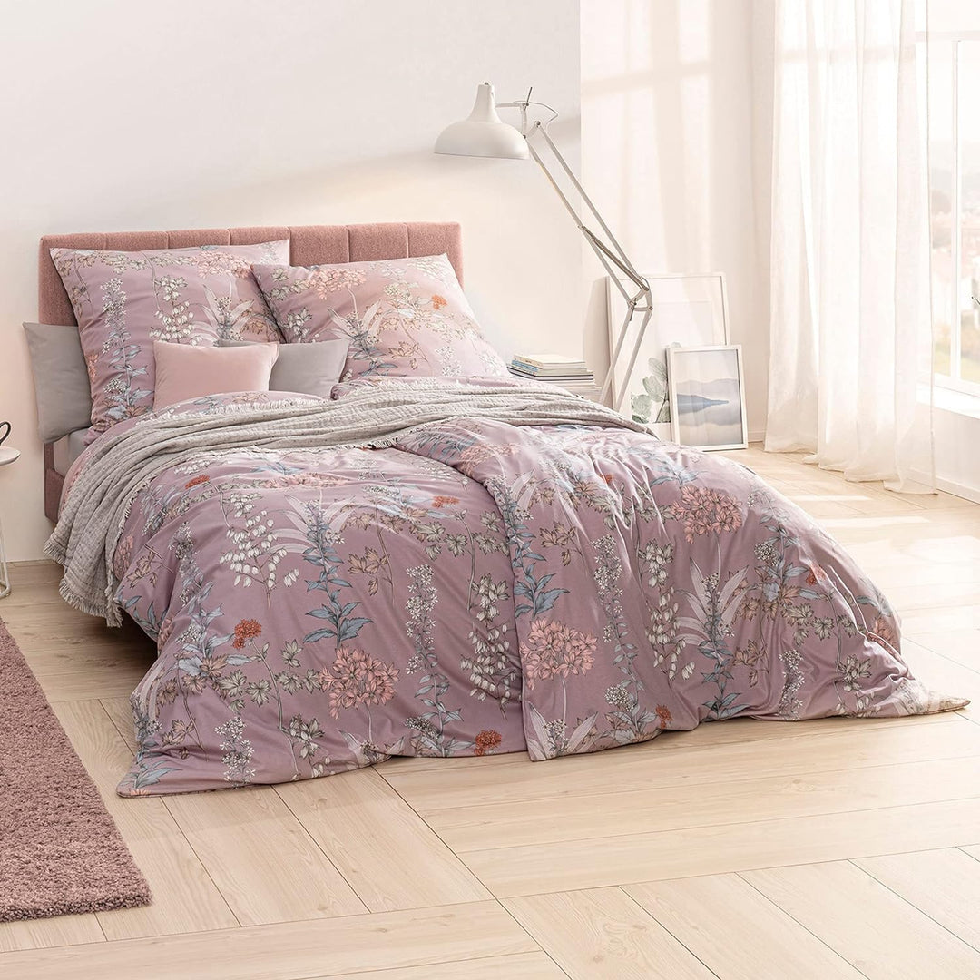 ESTELLA Bettwäsche Alisa | Mauve 135x200 + 80x80, 135x200 + 80x80