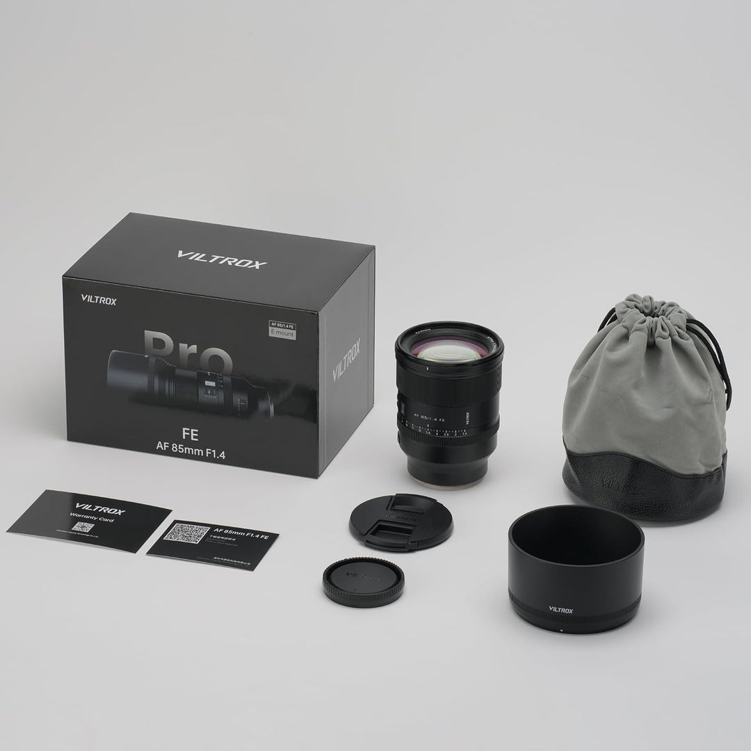 Viltrox AF 85 mm F1.4 Pro Kameraobjektiv für Sony E Mount Vollformat Autofokus Objektiv Portrait Mas