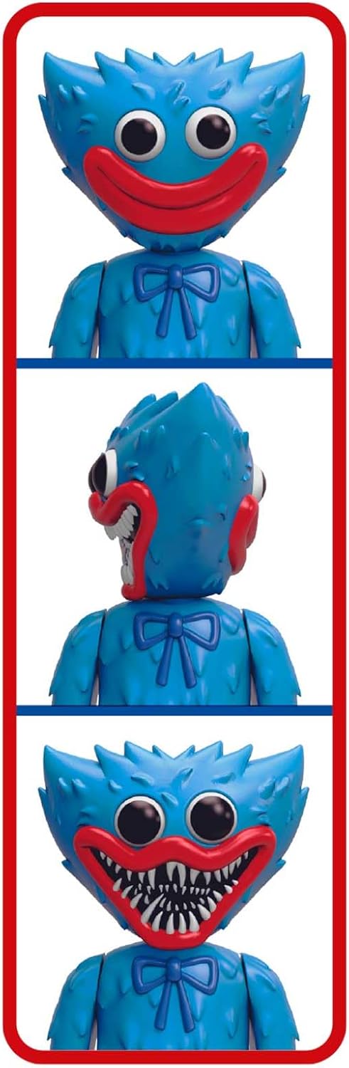 Bizak Poppy Playtime Action-Figur 30 cm in der Original-Gaming-Box, doppelseitig, eine mit Zähnen un