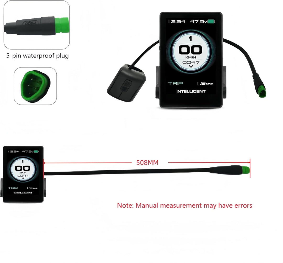 Speed Unlimited 860C Display mit CAN-Protokoll mit Dreieckstecker Elektrofahrräder