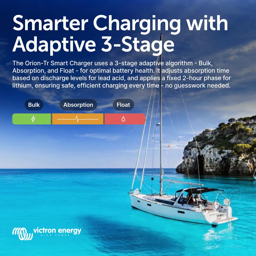 Victron Energy Orion-Tr Smart DC-DC Ladebooster (Bluetooth) - 12/12V, 30 Amp, 360-Watt - Batterie La