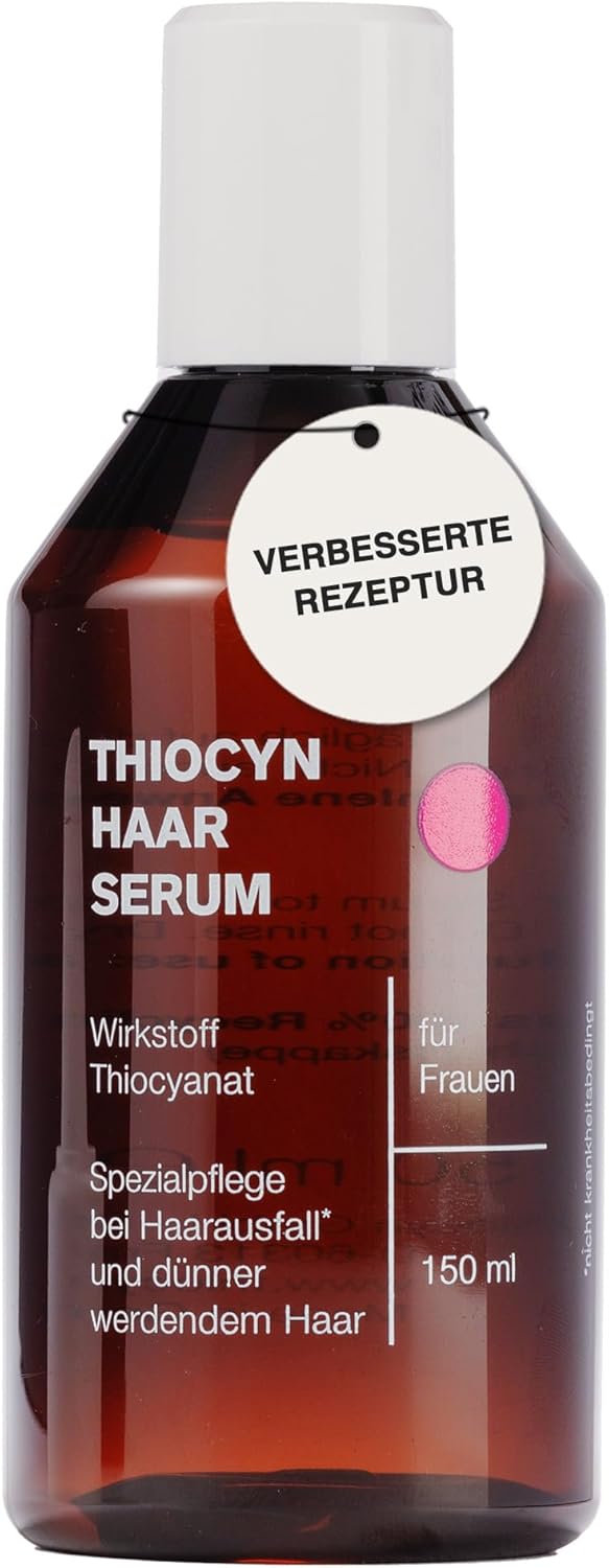 Thiocyn Haarserum gegen Haarausfall Frau 150 ml - Haarwachsstum beschleunigen mit Thiocyanat, Biotin