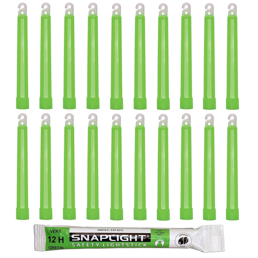 Cyalume SnapLight Grün KnickLichter Glow Sticks – 15cm 6 Inch Industrial Grade Leuchtstab, Ultra hel