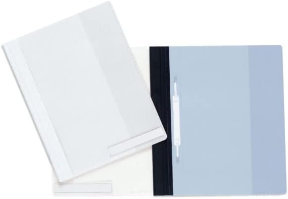 Durable Sichthefter, überbreit, weiss, 25er Packung, 251002, weiss