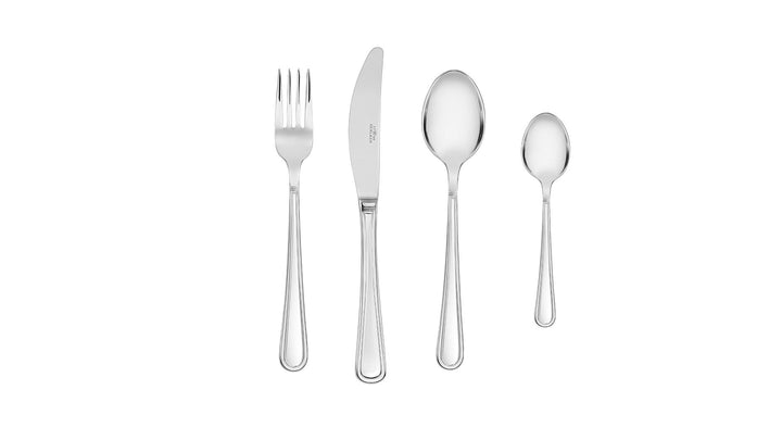 Gerlach Antica Besteck-Set im Koffer 12 Personen Spülmaschinenfest Essbesteck Edelstahl Elegantes Be
