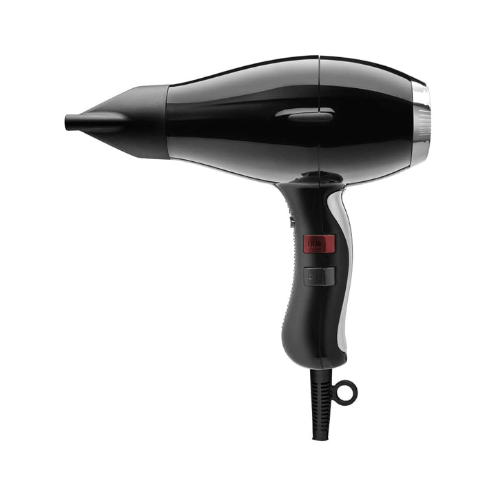 Elchim 3900 Healthy Ionic Black & Silver | Professioneller, leiser, leichter und einfach zu handhabe