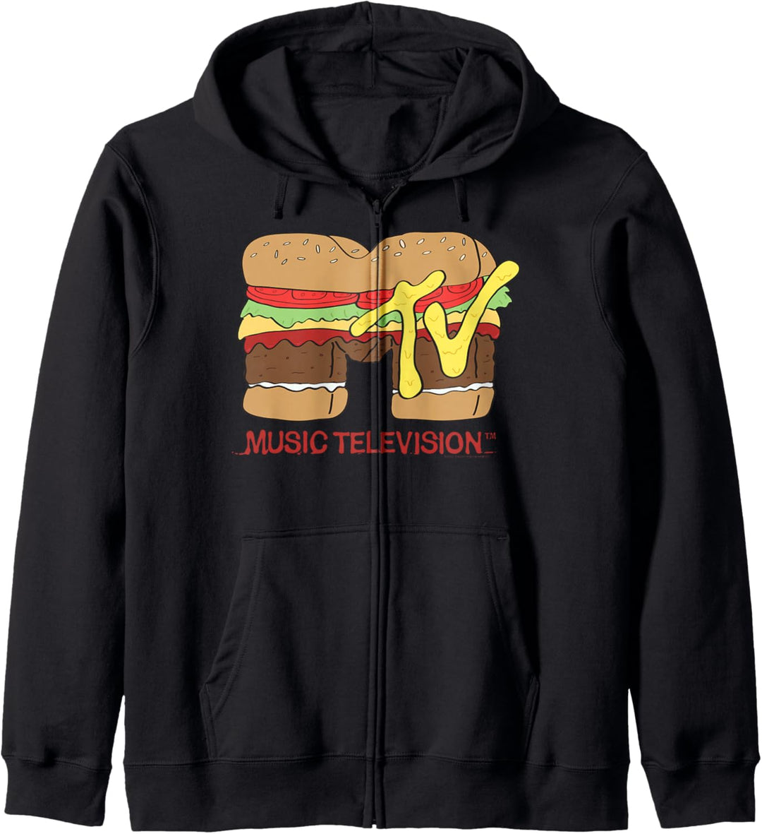 MTV Logo Burger Kapuzenjacke