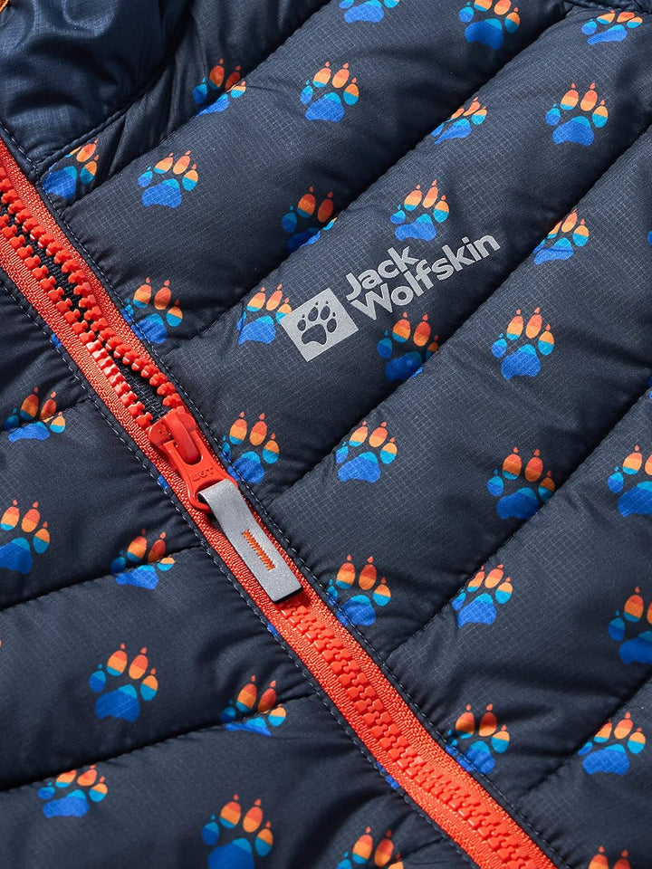 Jack Wolfskin Unisex Kinder Zenon Print Jacket K Jacket 128 night blue all over, 128 night blue all