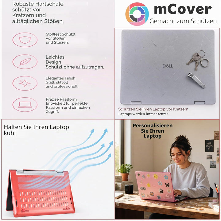 mCover Nur kompatibel mit 2021 ~ 2022 13,3 Zoll Dell Latitude 5320 5330 2-in-1 Windows Laptop Notebo
