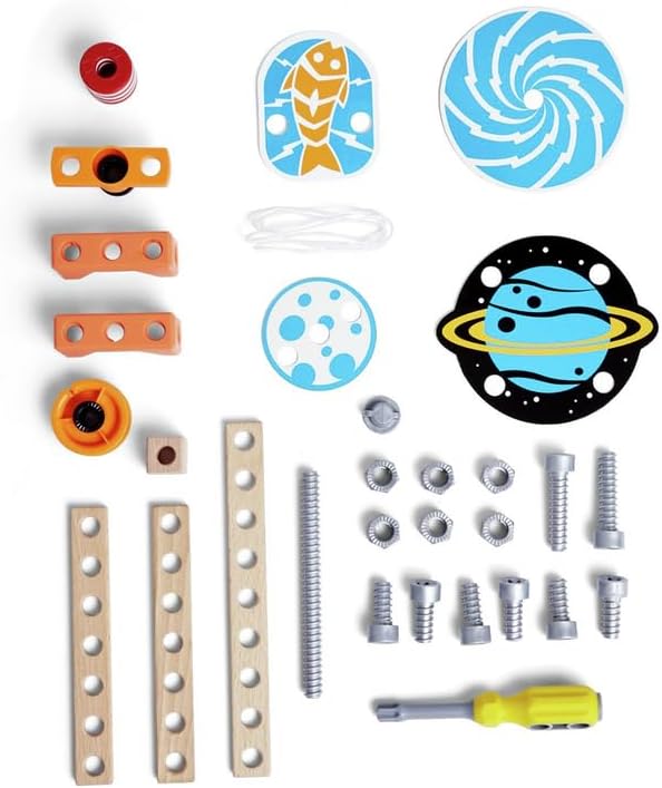 Hape Junior Inventor Magnetwissenschaftliches Labor Experimentierset, Mint-Spielzeug, ab 4 Jahre