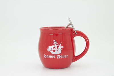 Feuerzangentasse 1er-Set, Rot/Hanse Feuer - für Feuerzangenbowle Rot / Hanse Feuer, Rot / Hanse Feue