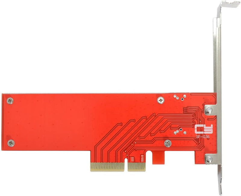 xiwai PCI-E4.0 4X Host Adapter auf NVMe Ruler 1U GEN-Z EDSFF Short SSD E1.S Carrier Adapter EDSFF-PC