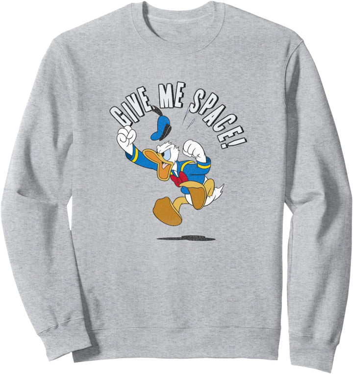 Disney Mickey And Friends Donald Duck Give Me Space Sweatshirt