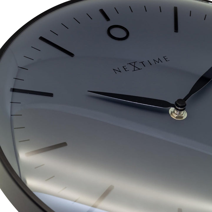 NeXtime 2790 Retro Uhr Aluminium grau