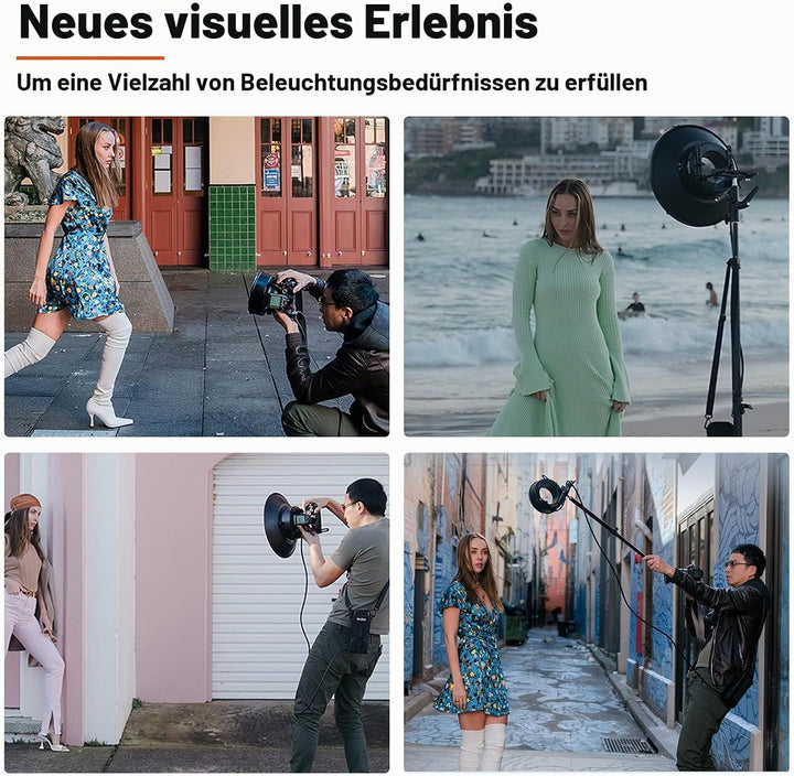 GODOX R200 Ringblitzkopf für AD200 AD200 Pr für 7 Zoll mit Bowens Montage Fotostudio Stroboskoplicht