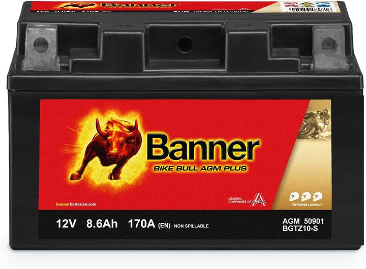 Banner 509 01 Gel Akku Moto Bike Bull