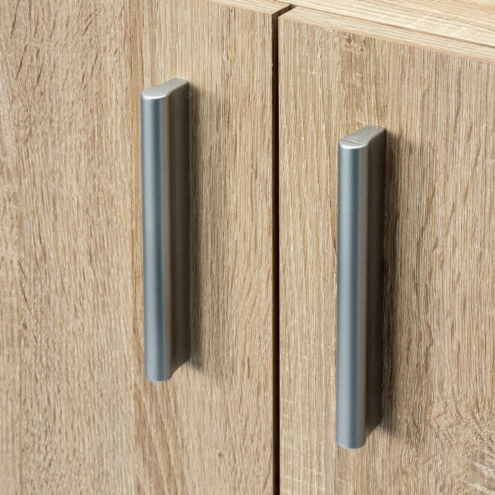 Casaria® Kommode mit 2 Türen 115,5x60x30cm Holz Modern höhenverstellbarer Einlegeboden Schlafzimmer