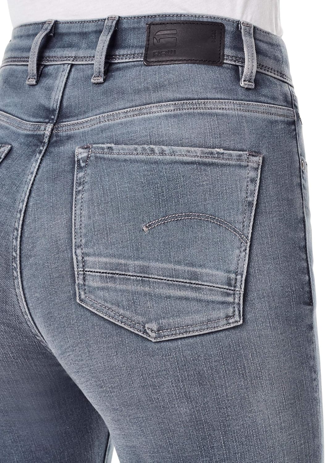 G-STAR Damen Kafey Ultra High Skinny Jeans 26W / 30L Blau (Worn in Smokey Night D15578-b604-c268), 2