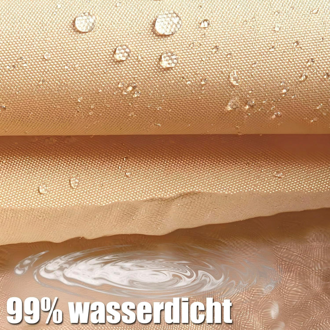 Sonnensegel mit Befestigungsseile, Sonnenschutz Wasserdicht, UV-Schutz Windschutz, Sonnensegel Polye