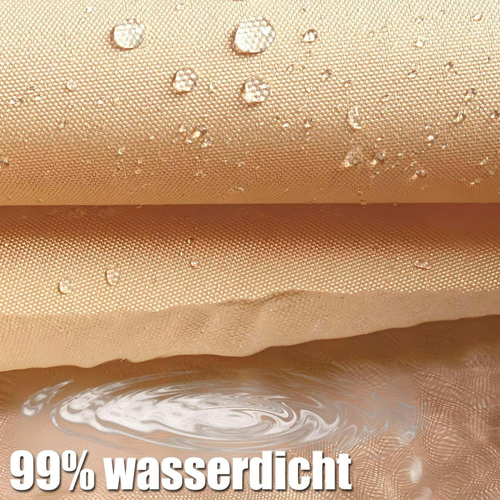 Sonnensegel mit Befestigungsseile, Sonnenschutz Wasserdicht, UV-Schutz Windschutz, Sonnensegel Polye