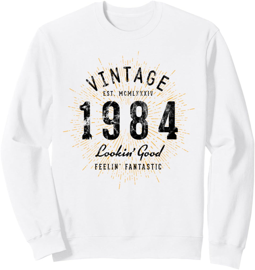 Vintage Geburtstag geboren 1984 Sweatshirt