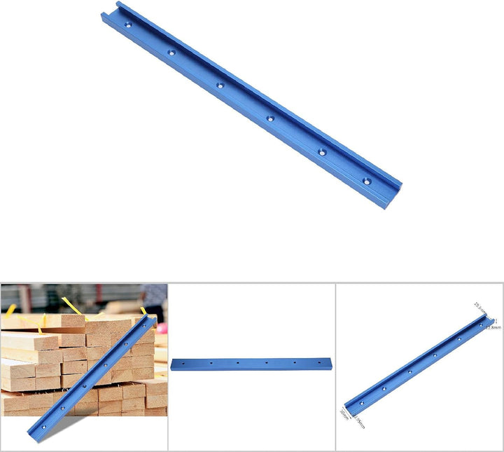 2pcs 1000mm Aluminium T-Gleis SchieneT-Schlitz Gehrungsschiene Jig für Holzbearbeitung oder Router T