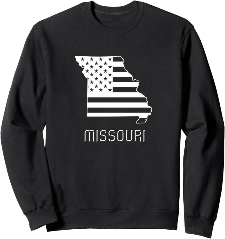 Patriotische USA-Flagge Thema Zeigen Sie Mir Staatliche Sweatshirt