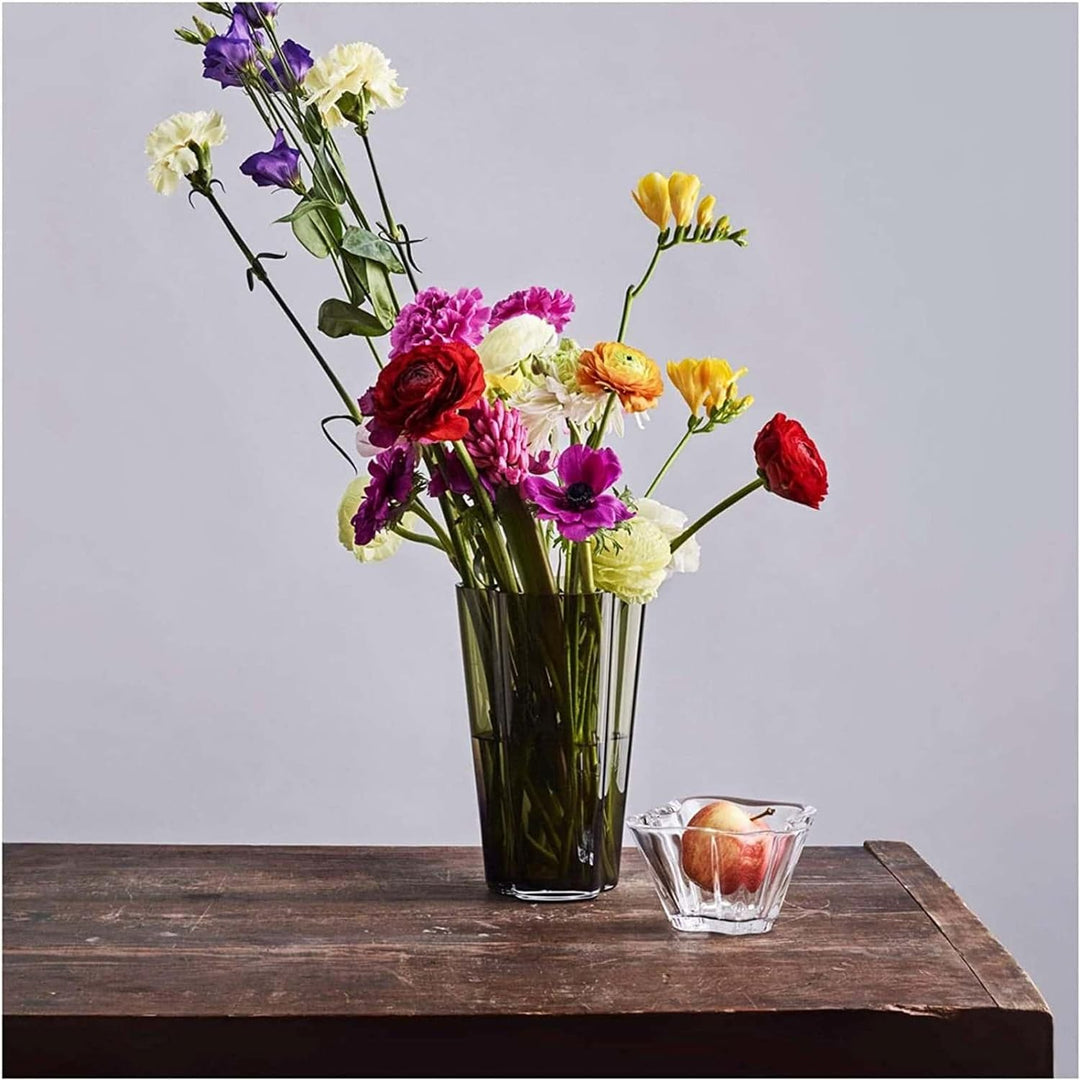 Iittala Vase Aalto 220 mm Grün aus Glas, 220 mm Grün