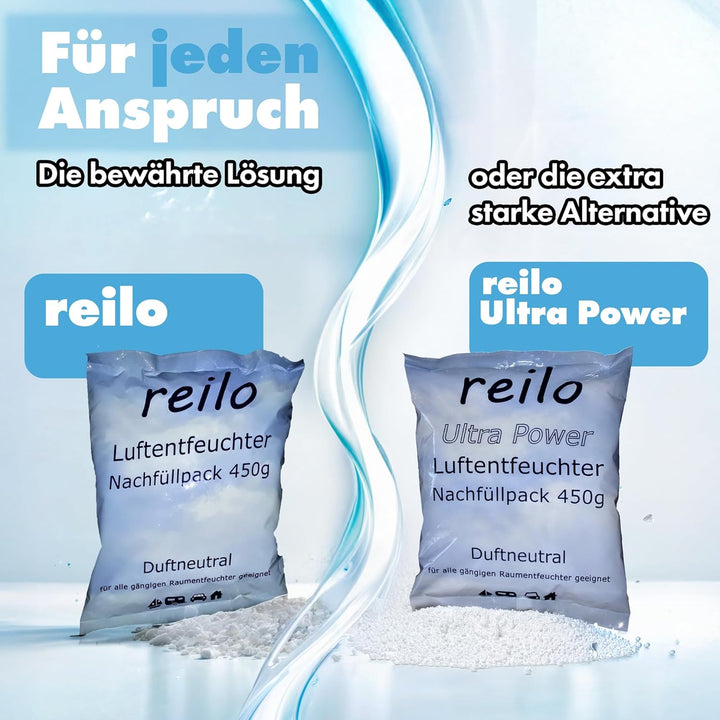 24x 450g Ultra Power "Jasminduft" Luftentfeuchter Granulat Flakes im Vliesbeutel - Nachfüllpacks zum