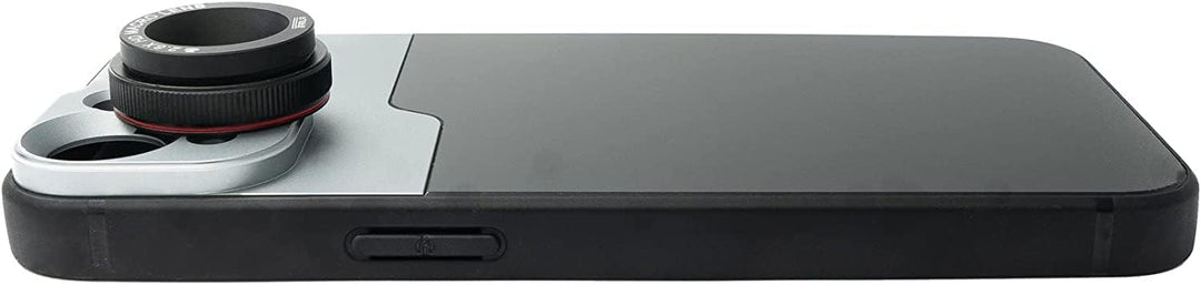 SYSTEM-S Makro Linse 2.8X HD Filter mit Hülle in Schwarz für iPhone 14 Plus