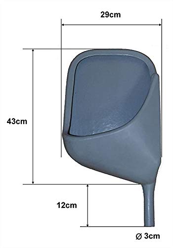 Urinal, Pissuar Wasserlos, WC Kabinen Urinal, Urinalbecken aus Kunststoff